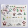 Women Beauty Santa Claus Snowflakes Decals Nail Art Stickers Water Transfer  Decoration Stickers