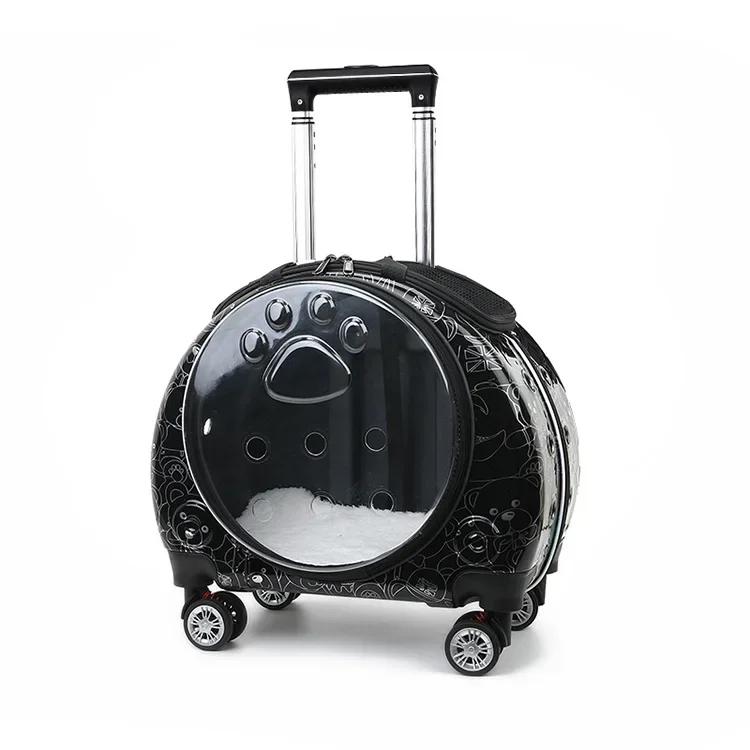 Pet Trolley Case,Pet Backpack with Tie Rod,Small Pet's Trolley Backpack,Cat Carrier Bag,Portable Pet Backpack,Dog Carrier Bag