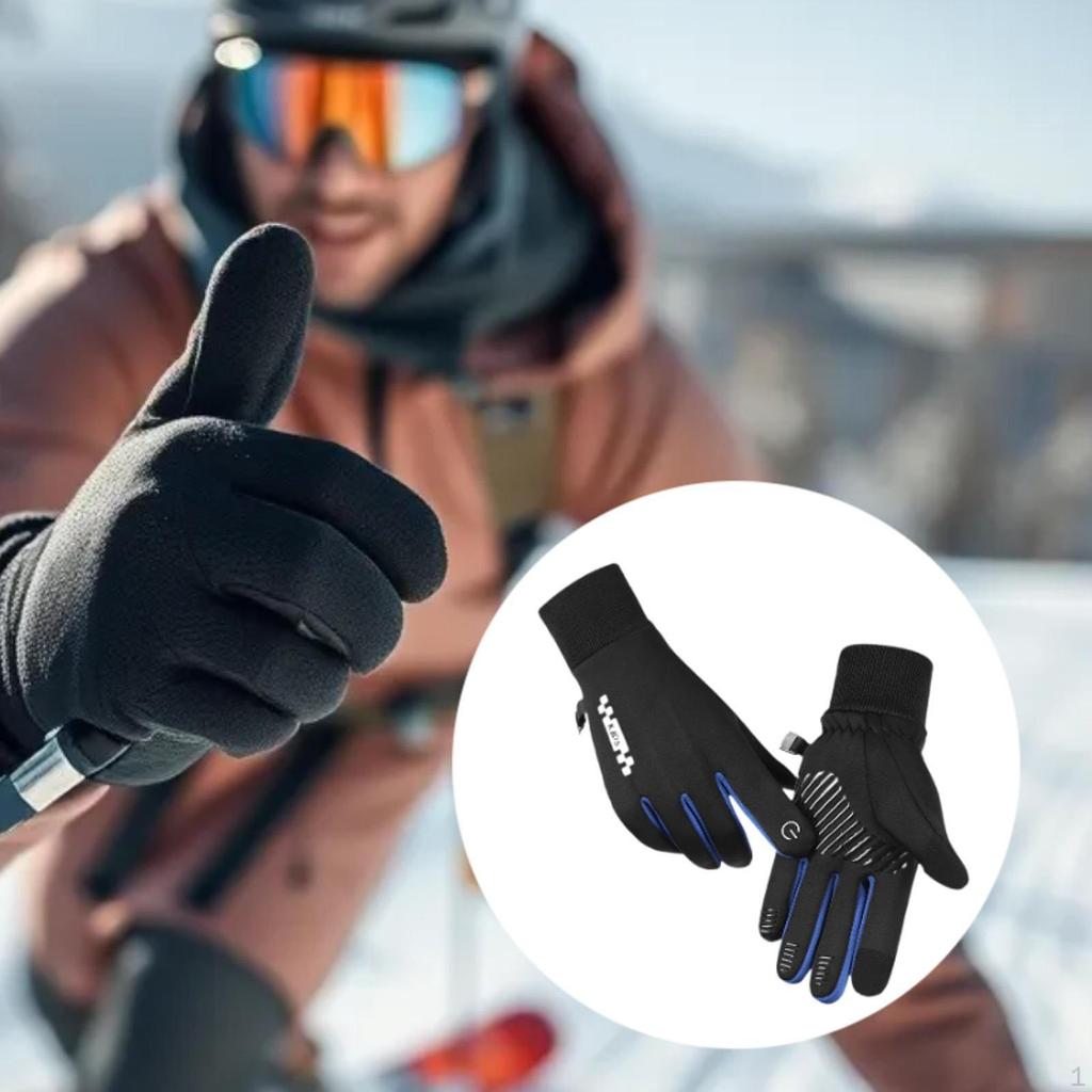 Kids Winter Gloves Cycling Touch Screen Mittens Lightweight Gift Ski for Running