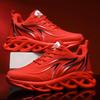 2023 Красные мужские дышащие кроссовки для бега на осень - молодежная модная спортивная обувь