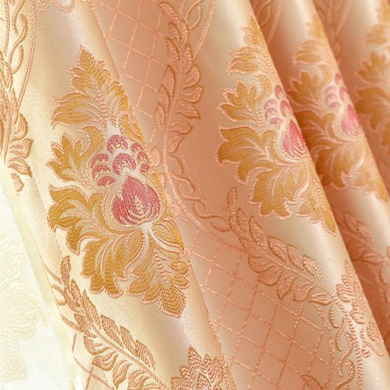 Роскошные Современные Жаккардовые Светонепроницаемые Шторы - Высокоточное Тканое Полотно с Термоизоляцией, Портьеры для Окон, Домашний Декор