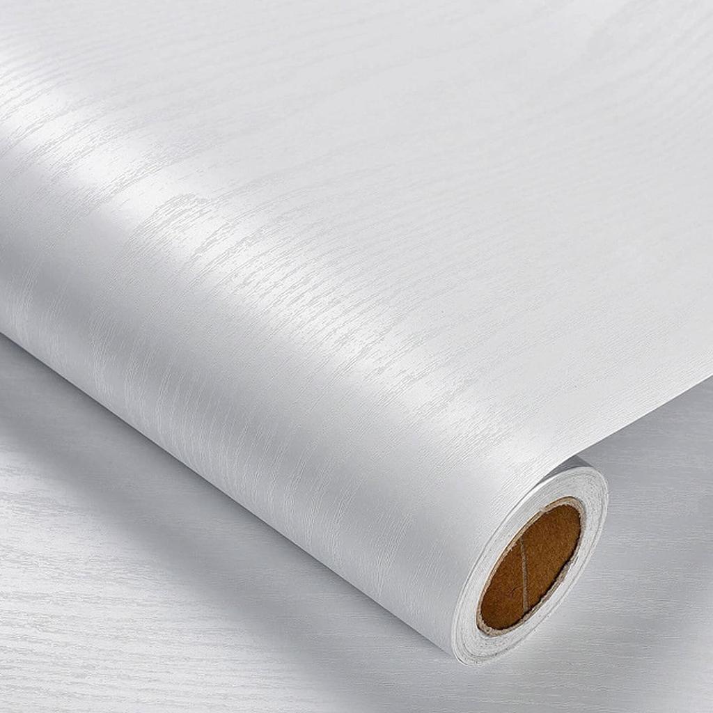 Wide Wood Grain Self Adhesive PVC Wallpaper Waterproof Vinyl Wall Sticker for Kitchen Cabinet Door Home Furniture Decor
