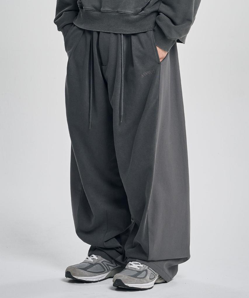AJOBYAJO Dual Fabric Hybrid Pants [Charcoal]
