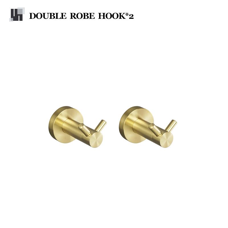 Аксессуары для ванной комнаты из матового золота, настенный держатель для туалетной бумаги, держатель для полотенец, подстаканник, ершик для унитаза, фурнитура, подвеска