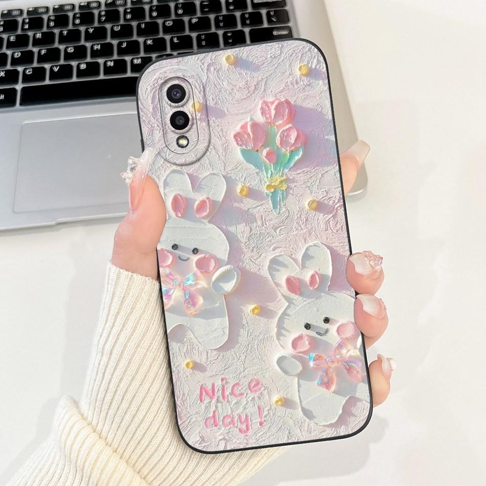 Чехол для телефона Samsung Galaxy A02 A02s Samsung A02 A02S SM-A025F A022G Элегантный Цветочный Принт Мягкий Силикон Ударопрочные Чехлы