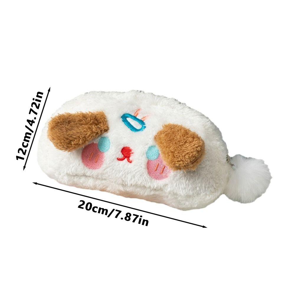 Puppy Shape Pen Bag Multi-functional Pen Pouch Kawaii Stationery Storage Bag  School Supplies