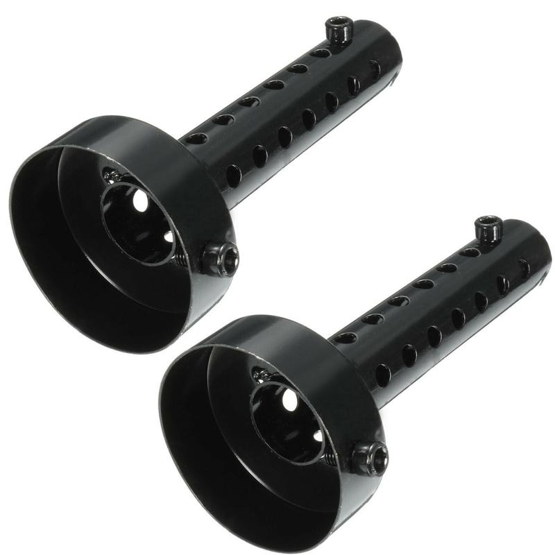 Durable-2Pcs 60Mm Universal Motorcycle Exhaust Can Muffler Baffle DB Killer Muffler