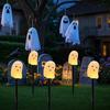 Solar LED Halloween Pumpkin Lantern for Outdoor Garden - Waterproof Decoration
