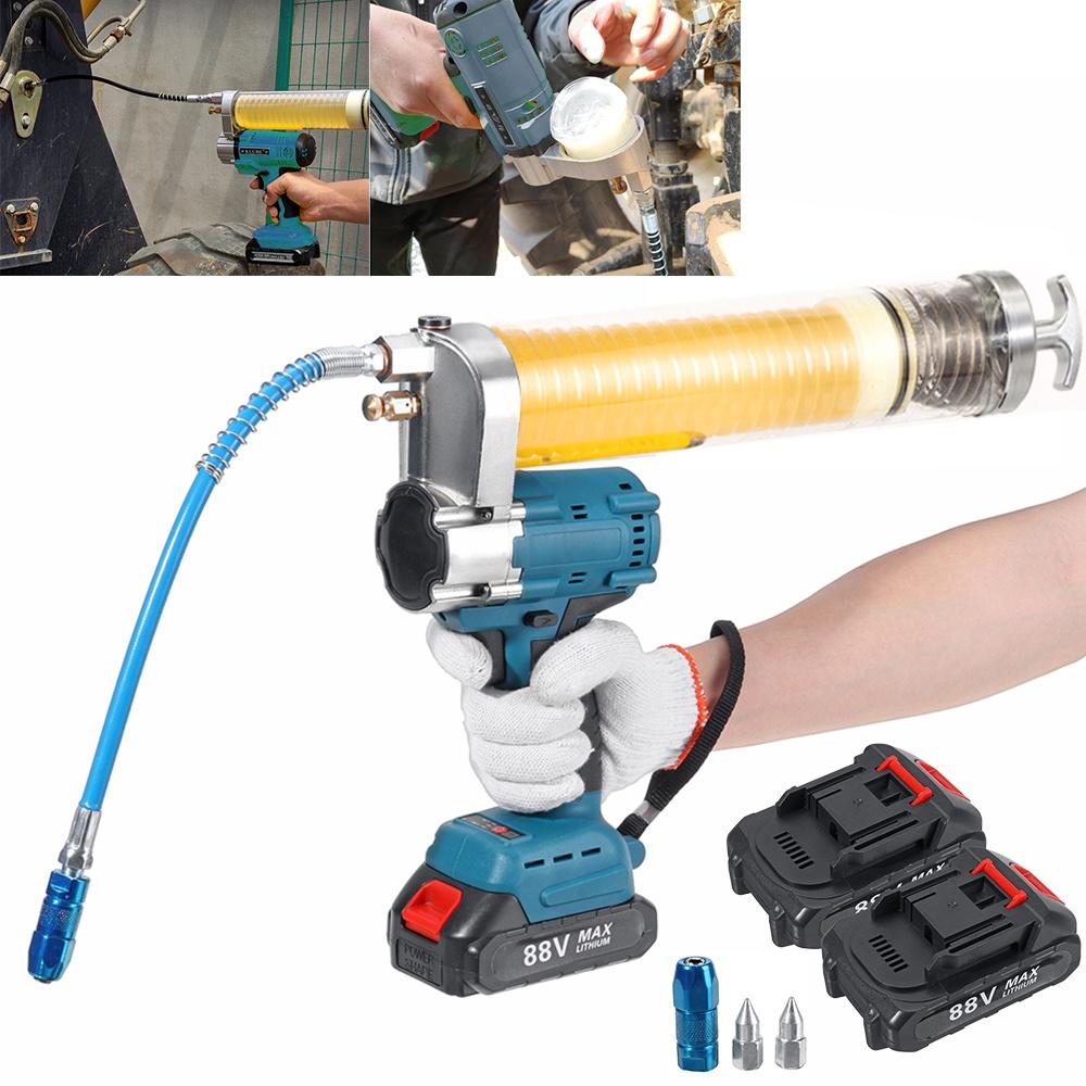 600CC 12000PSI Электрический смазочный пистолет Перезаряжаемый экскаватор высокого давления Автомобильная смазка Механическая смазка для зубчатых передач