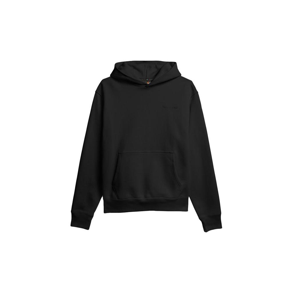 adidas Оригиналы PW Basics Hood Толстовка с вышитыми буквами Мужская толстовка с капюшоном Черная GM1946