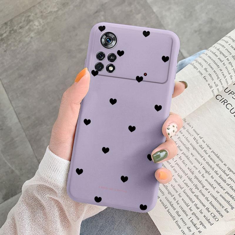 For POCO X4 Pro 5G NFC Case Watermelon Cute Fruit Love Heart Butterfly Women Dog Flower Silicone For Poco X4pro 5 G Phone Cover
