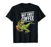 Coffee Dinosaur T-Rex T-Shirt