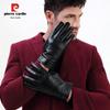 Pierre Cardin Men's Autumn/Winter Warm Goat Leather Touchscreen Gloves
