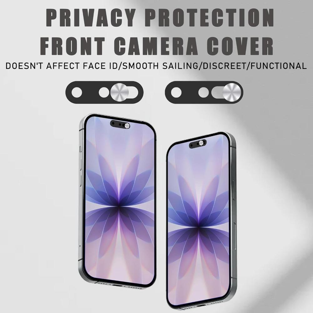 2-1Pcs Ultra-Thin Phone Lens Cover Webcam Privacy Covers Camera Slide Protector Shield for IPhone 17 Air 16 15 14 Pro Max/Plus 4