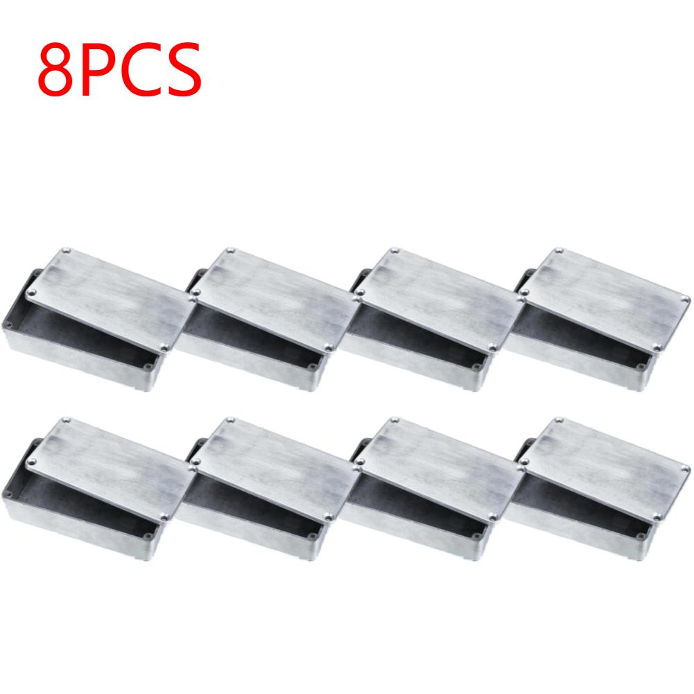 1-10pcs Guitar Effect Cases Holder with Screws 1590B Aluminum Die-cast Stomp Box Case Replacement Musical Instrument Kit