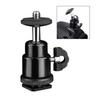 ABS Ball Head Stand for Hot Shoe with 360 Rotation For Most Cameras Tripods LED Video Lights Videography