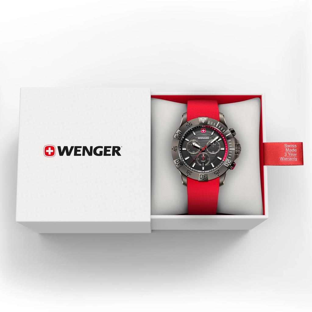 WENGER SEAFORCE CHRONO Black Watch Warranty 01.0643.128 [] 3-Year