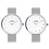 Pair Watch Couple Watch Pair Simple Silver Couple KLON CONNECTION ELFIN 38mm -SILVER MESH-