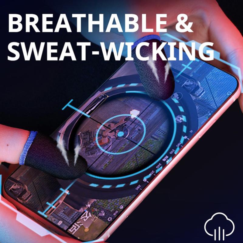 20 шт., дышащая перчатка для большого пальца с рукавом для мобильного экрана, игровой контроллер