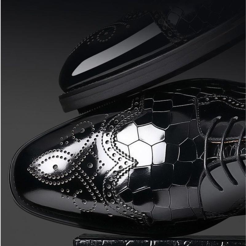 Мужские лоферы из крокодиловой кожи, броги, дизайнерские мужские формальные модельные туфли, кожаные туфли на шнуровке, офисные деловые свадебные оксфорды
