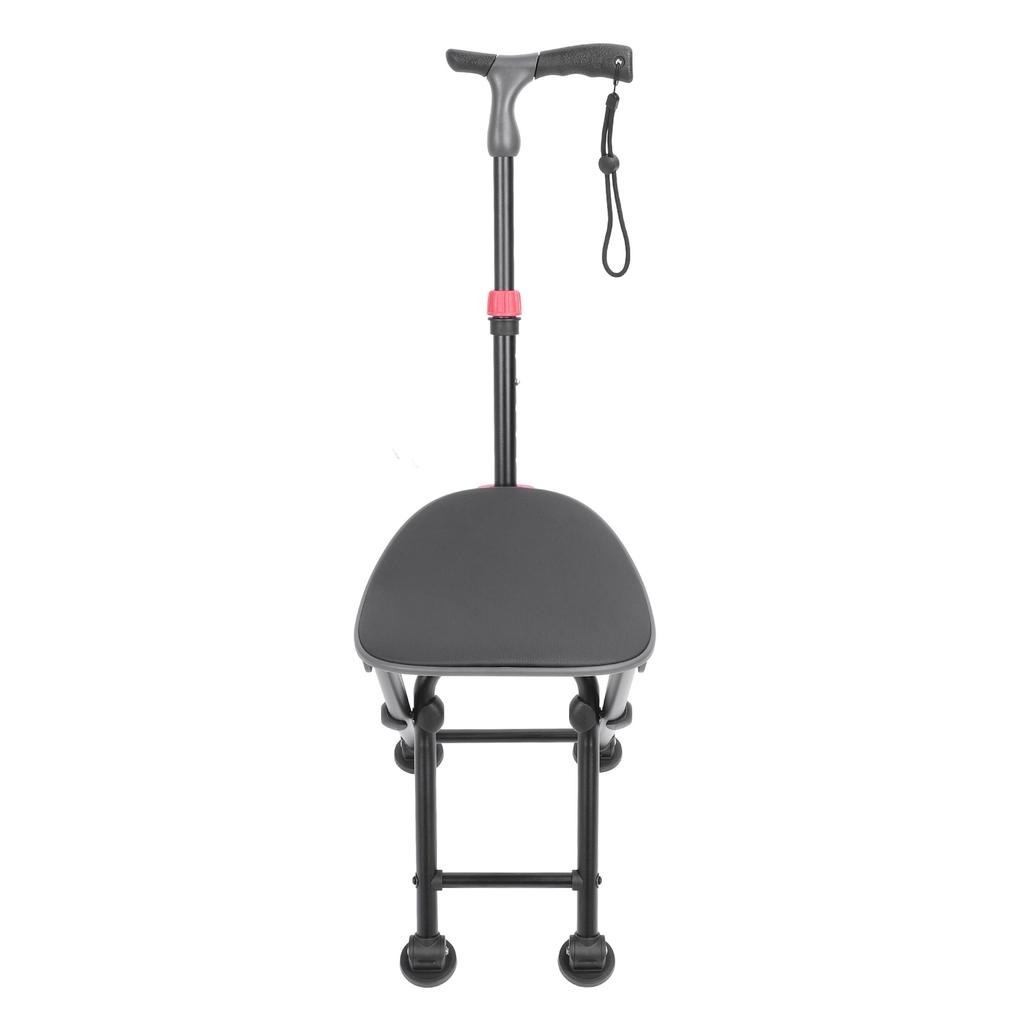 Складные трости с сиденьем, трость, 4 ножки, нескользящий легкий складной тростниковый стул для очередей