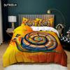 Snail Duvet Cover Set King Size Reptile Colorful Snail Comforter Cover Twin for Teens Adults Microfiber Animal Theme Bedding Set