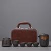 Travel Tea Set Kuaike Cup Portable Outdoor Tea Cup One Pot Three Cups Teapot Souvenir Light Luxury Gift