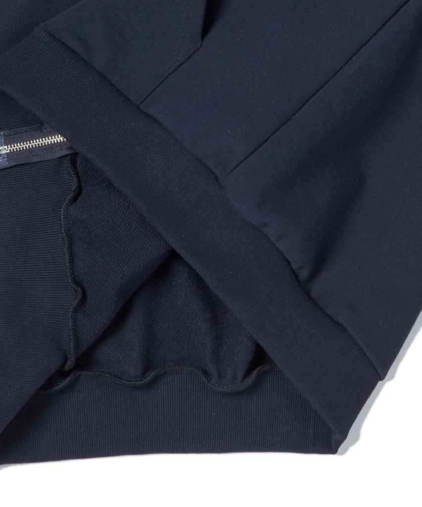 Худи на молнии оверсайз Beyond Closet Normantic, тяжелый, темно-синее