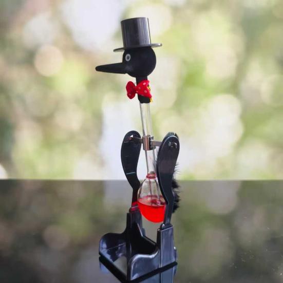 Орнамент «Пьющая птица» со стеклянной трубкой Детская физика Наука Обучение Качающаяся пьющая птица Декорация STEM Образовательная игрушка