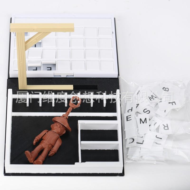 3D Printed Hangman Board Game - Fun Desktop Christmas Party