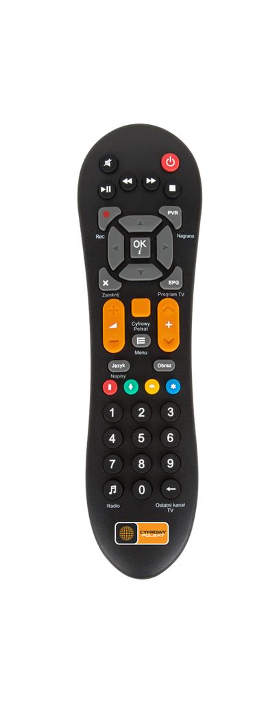 Remote control for the Cyfrowy Polsat HD7000 decoder