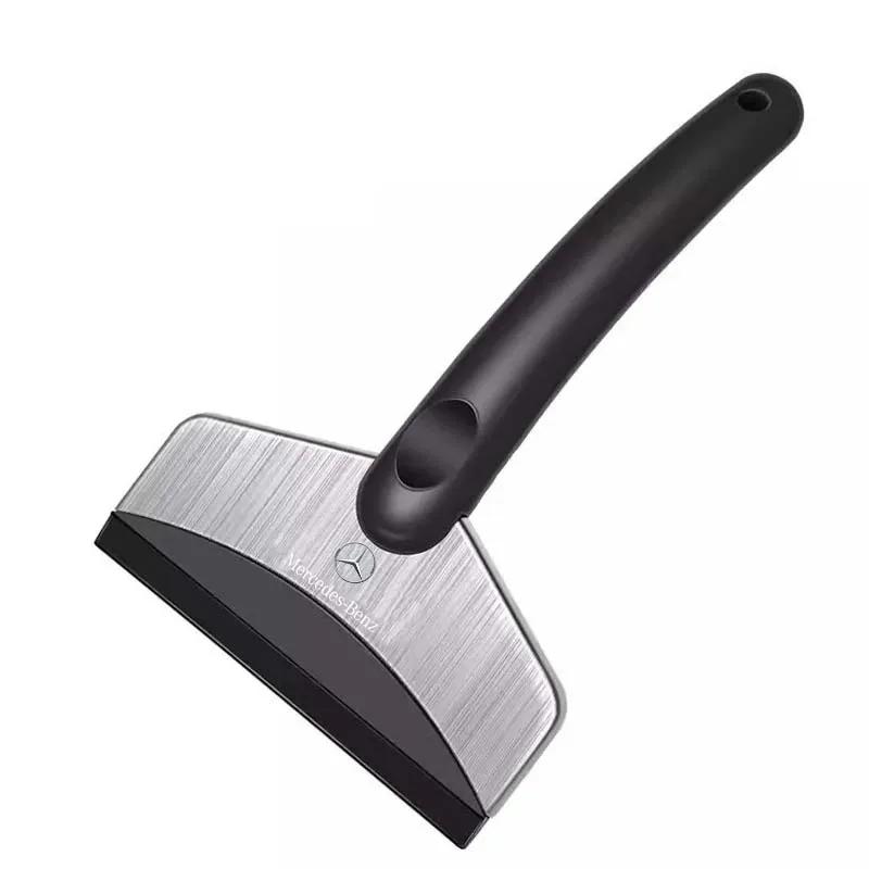 1Pcs Car Logo Snow Brush Cleaning Shovel Glass Ice Scraper Tool for Mercedes Benz AMG W212 W213 W205 W177 V177 W247 W176 GLC GLA