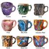 200ml Elegant Luxury Mineral Colored Crystal Mug Translucent Coffee Cup Home Office Elegant Crystal Water Cup Coffee Cup Gift