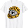 Caffeine & Gasoline Graphic Cotton T-shirt Unisex Men Women Summer Luxury Brand Tops Short Sleeve Classic Fashion Tee Essentials