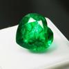 Natural 8 to 10 Ct Pair Green Emerald Loose Gemstones CERTIFIED Heart Shape E-8hh 00E