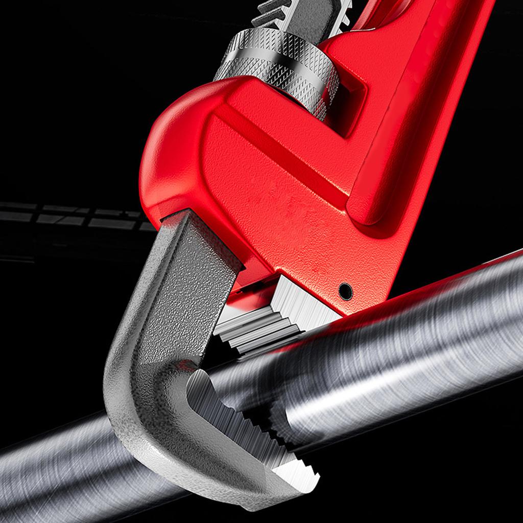 8"/10"/12"/14"/18" Heavy Duty Straight Pipe Plumbing Wrenches Adjustable Pipe Clamps Pliers Plumbers Spanners Tool