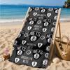 Brook-lyn Nets Art Beach Towel, Super Soft Microfiber, Perfect Gift for Her/Him, Birthday, for Pool, Beach, Travel, Decor Beach Party