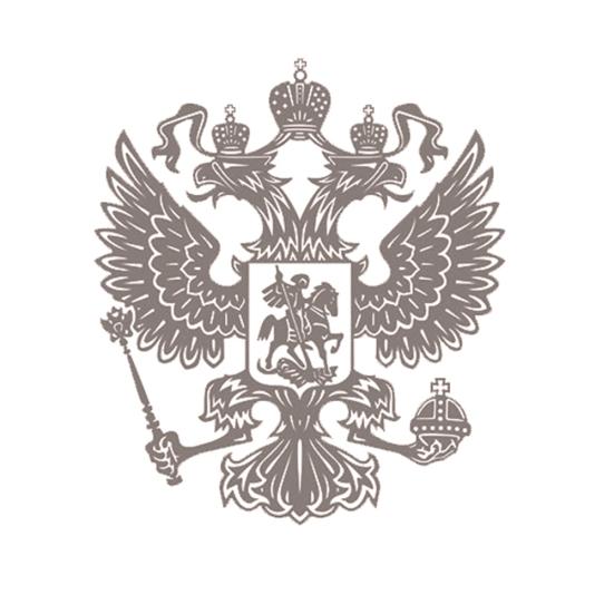 Герб России Наклейка на кузов автомобиля Эмблема Российской Федерации с орлом