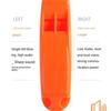 Loud Outdoor Survival Whistle Anti loss Clip Rescue Emergency Whistle  Water Sport Rescue