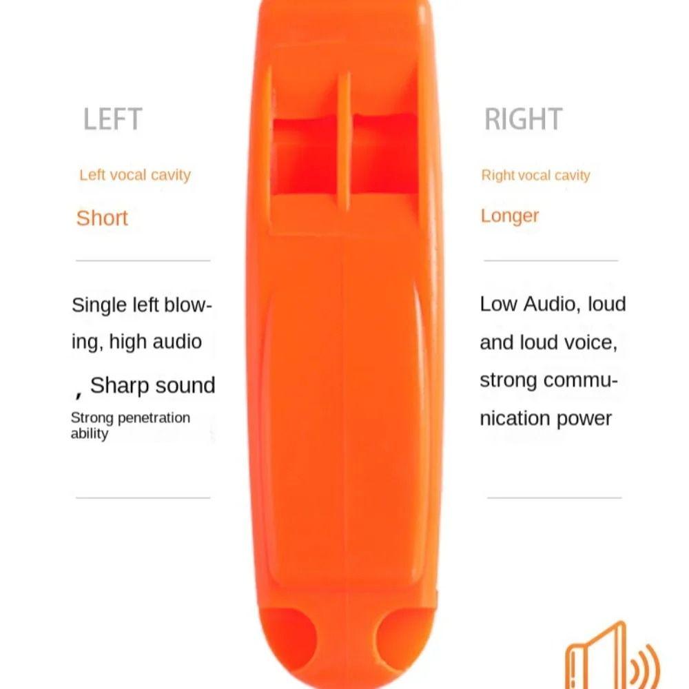 Loud Outdoor Survival Whistle Anti loss Clip Rescue Emergency Whistle Water Sport Rescue