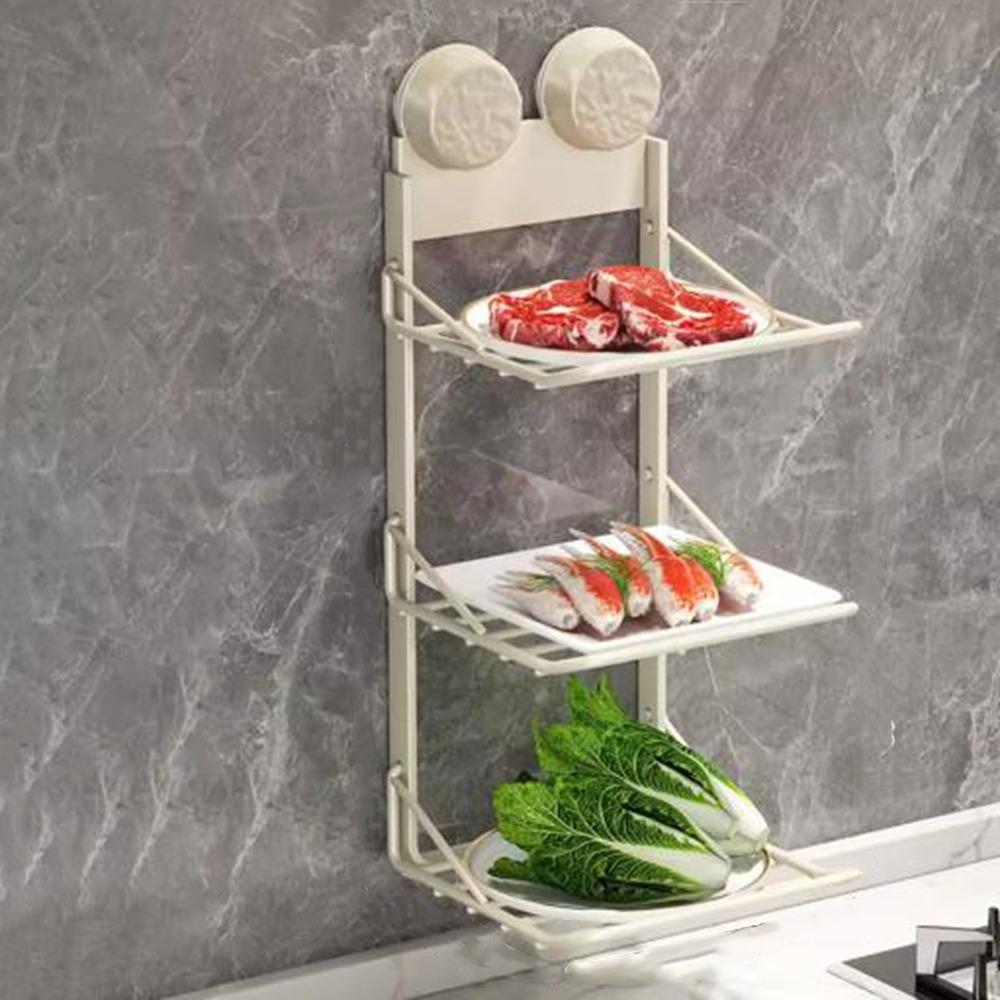 Настенный поднос для приготовления пищи, перфорированный поднос для гарниров и овощей для дома