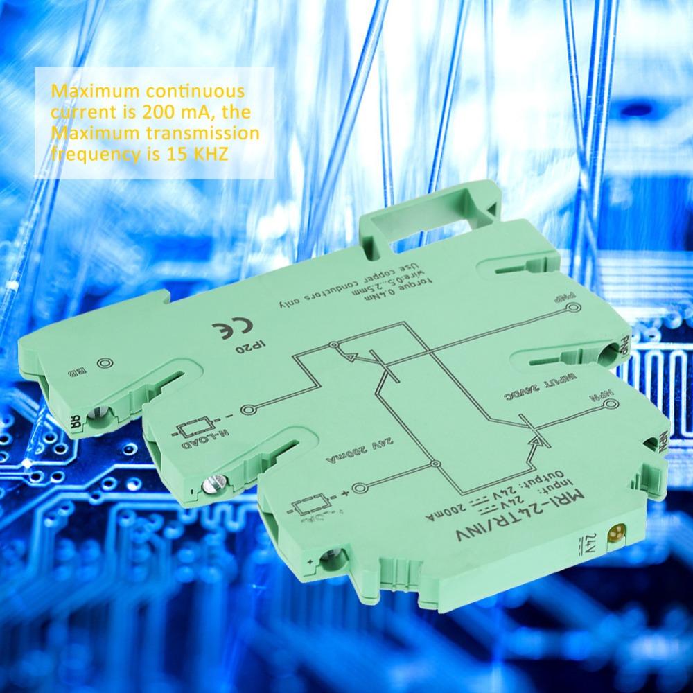 24VDC 15 KHZ NPN PNP Signal Converter MRI-24TR/INV Level Conversion Module PLC Sensor  PLC Systems