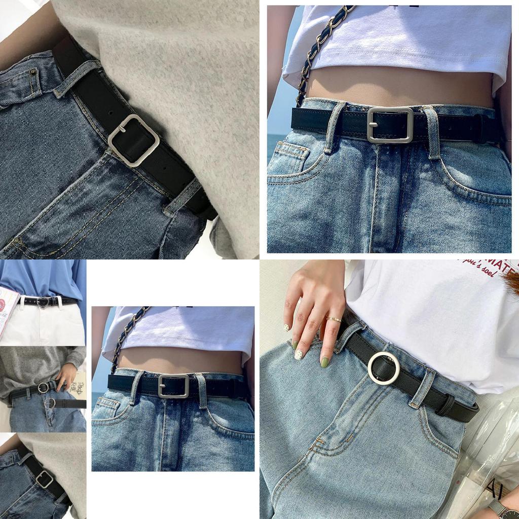 Универсальный шикарный пояс из ПУ с уникальным дизайном пряжки, идеально подходящий для современных любителей моды