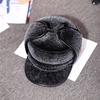 Шляпа Мужская Осенне-Зимняя Среднего возраста и пожилых imitation mink hair cap, кепка-восьмиклинка, теплая меховая шапка с защитой ушей для пожилых