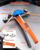 Tubing Bender Kit, 6 mm to 22 mm, Compact Ratcheting Tube Pipe Bender, Forward/Reverse Hand Bending Tool, with 7 Color Aluminium Alloy Dies, for