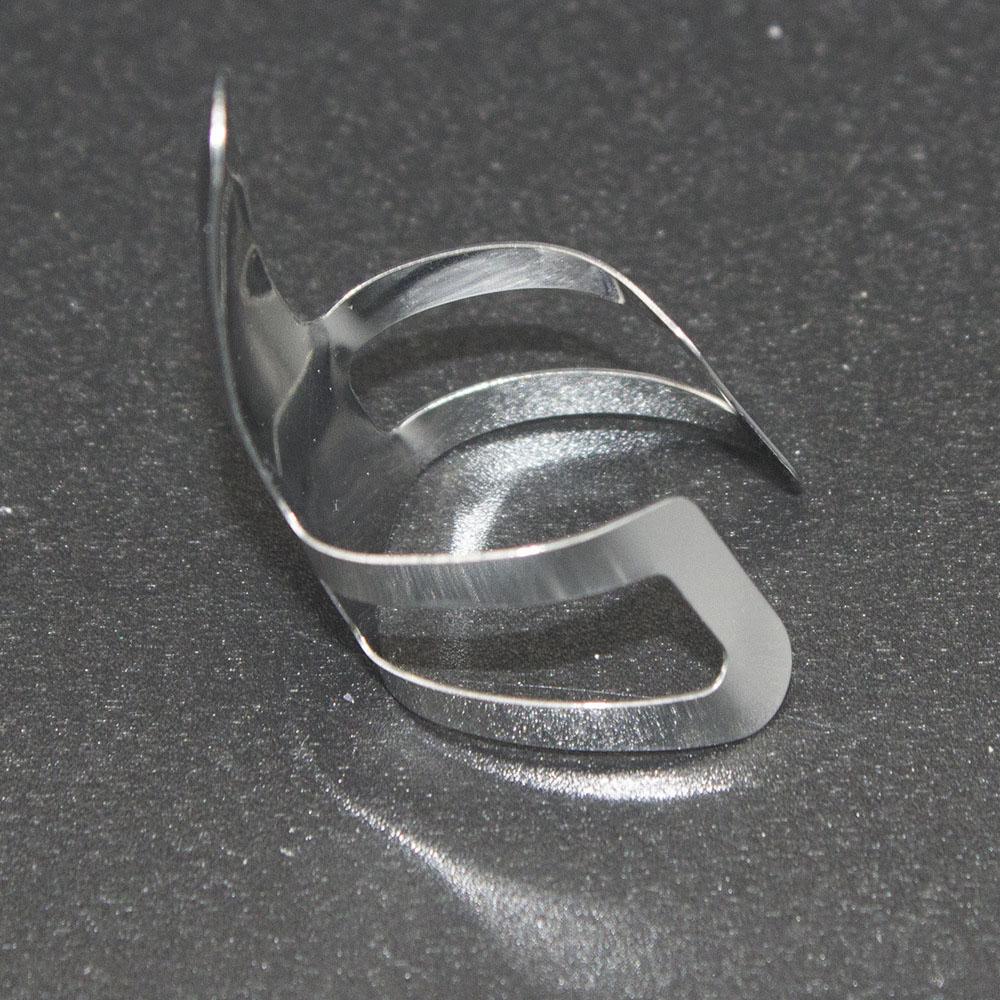 20 шт. Нержавеющие напальчники Открытый дизайн с коробкой для гитары, банджо, добро