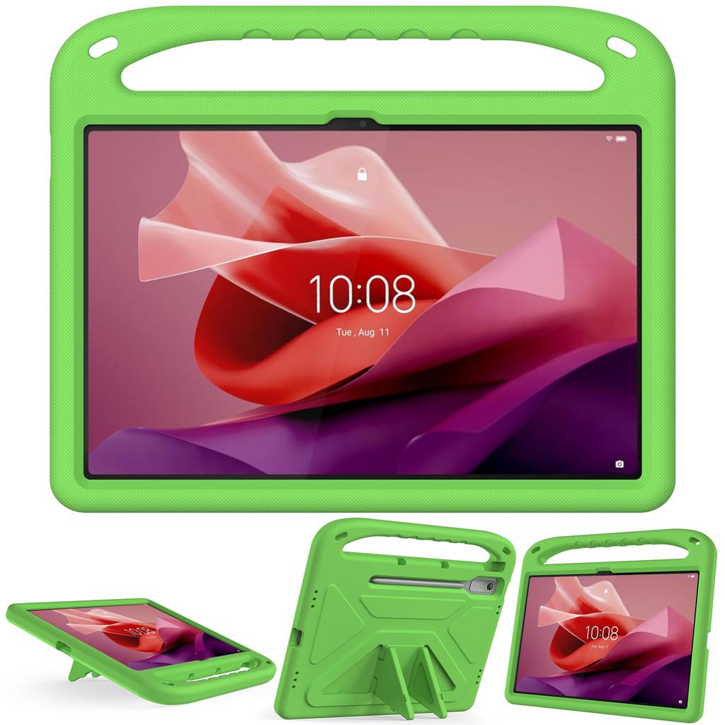 EVA Case for Lenovo Xiaoxin Pad Pro 2024 12.7" Tab P12 TB-370FU Kickstand Cover Kids Friendly with Portable Holder Shockproof
