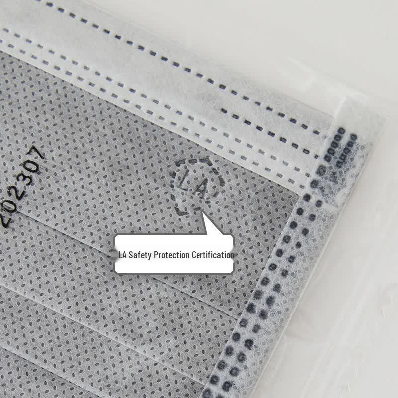 Guanhua E1206 4-Layer Disposable Activated Carbon Earloop Mask