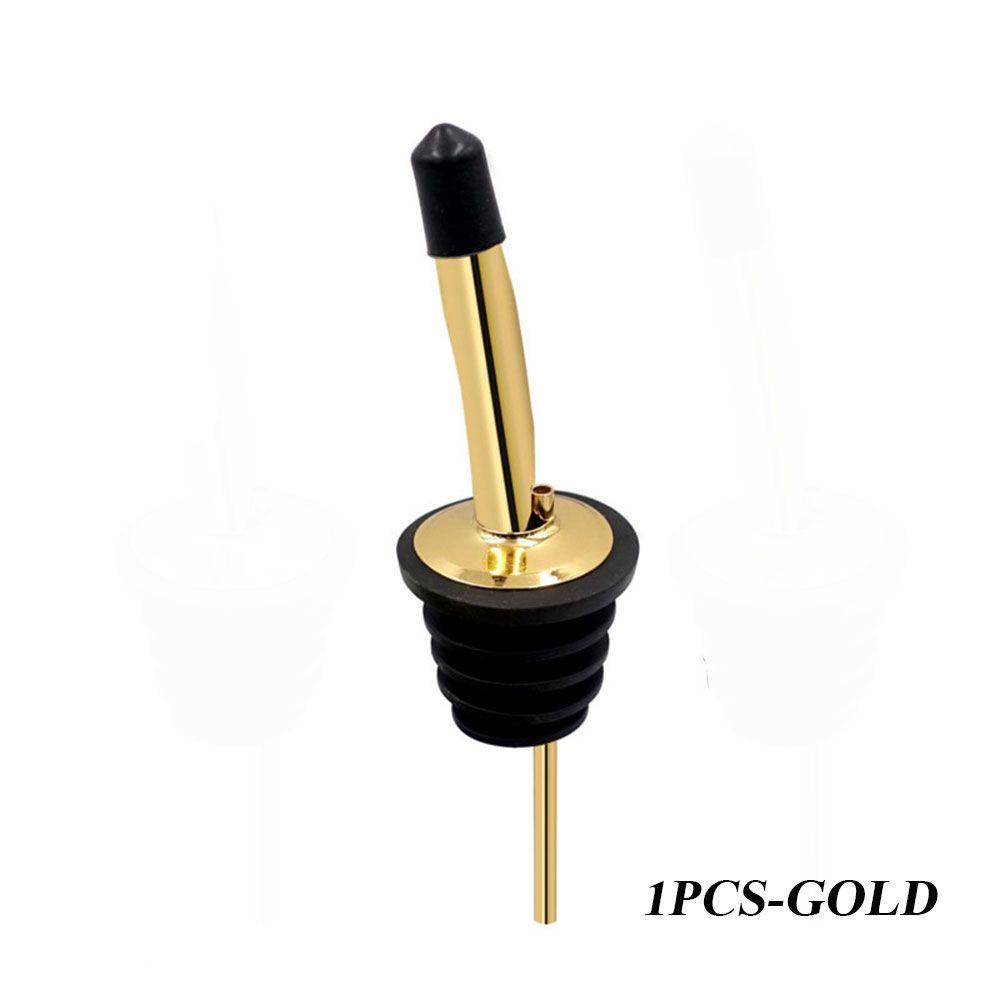 1/3PCS New Liquor Dispenser Wine Pourer Spout Stopper Stainless Steel Bottle Cap