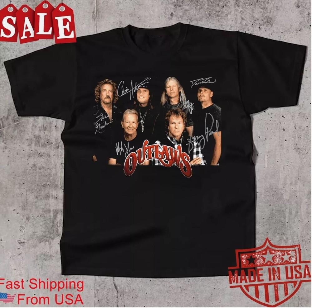 The Outlaws band signature Gift For Fans Unisex All Size Shirt Unisex T-Shirt
